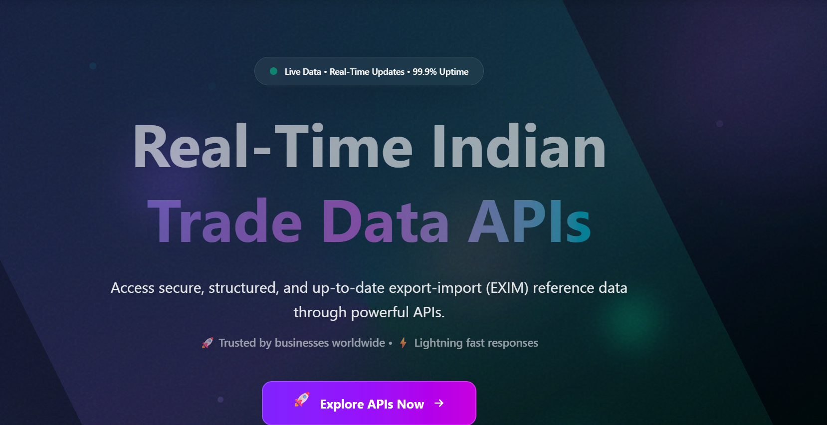 EximFetch Trade Data Platform